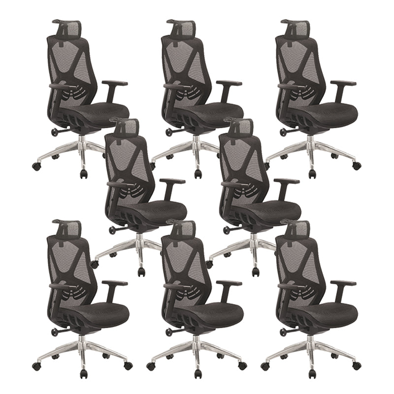 Modern Desk Chair Mesh Management Office Chair High-Back Chair with Wheels