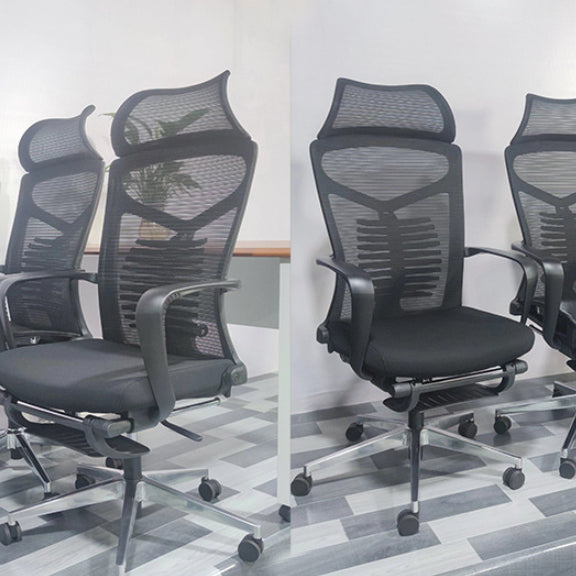 Modern Desk Chair Mesh Management Office Chair High-Back Chair with Wheels