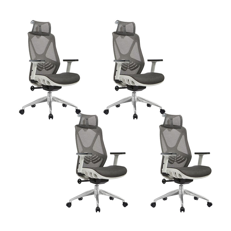 Modern Desk Chair Mesh Management Office Chair High-Back Chair with Wheels