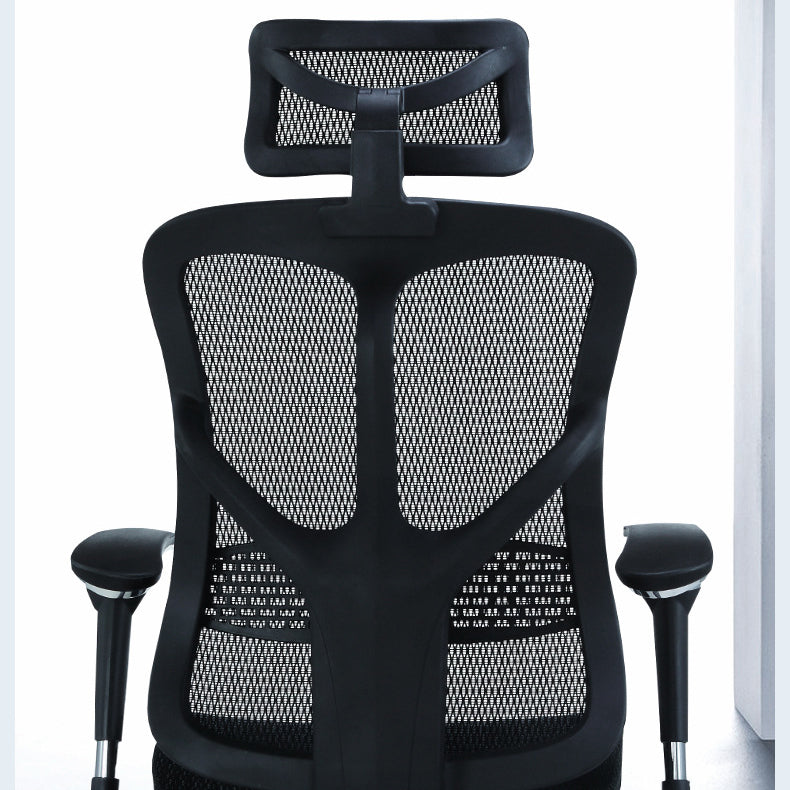 Modern Desk Chair Mesh Computer Chair High-Back Chair in Balck