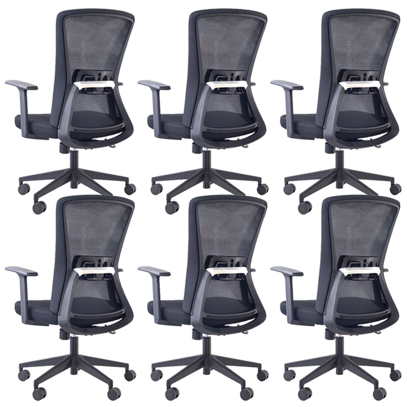 High Back Home Office Chair Height-adjustable Swivel Rolling Task Chair