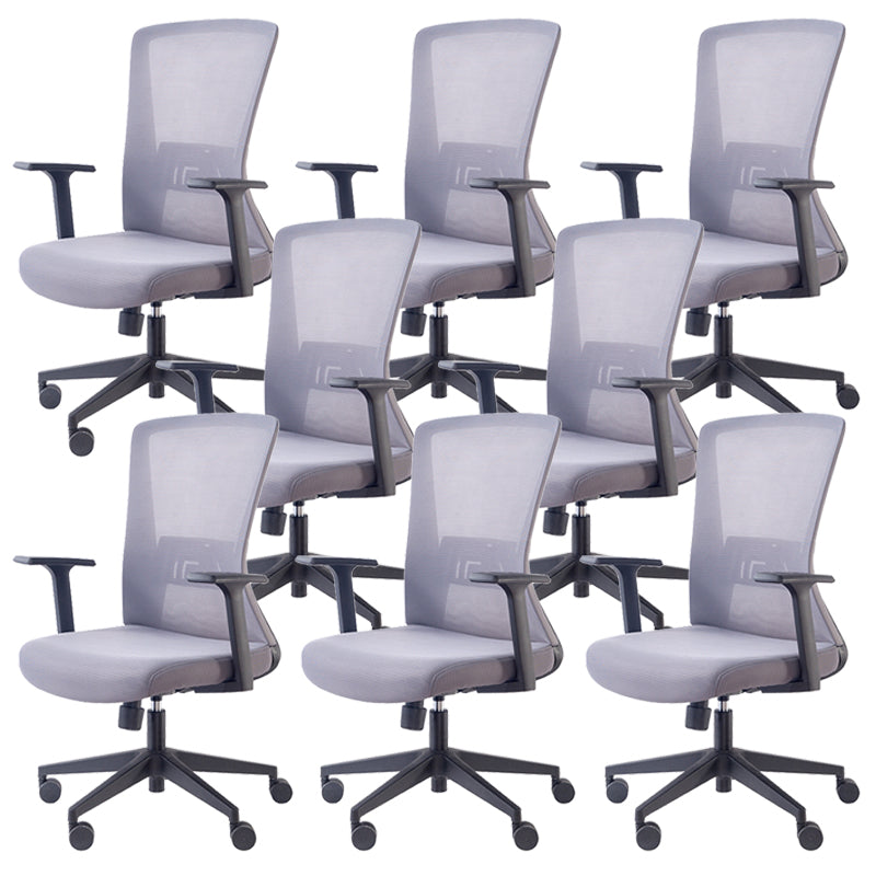 High Back Home Office Chair Height-adjustable Swivel Rolling Task Chair