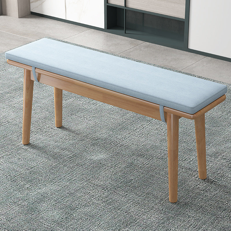 11.8 Inch Wide Modern Bench Solid Wood Seating Bench with Legs