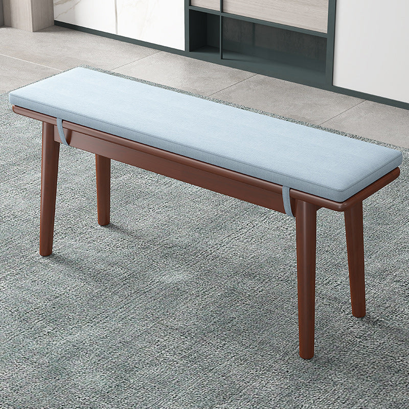 11.8 Inch Wide Modern Bench Solid Wood Seating Bench with Legs