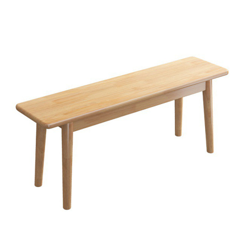 11.8 Inch Wide Modern Bench Solid Wood Seating Bench with Legs