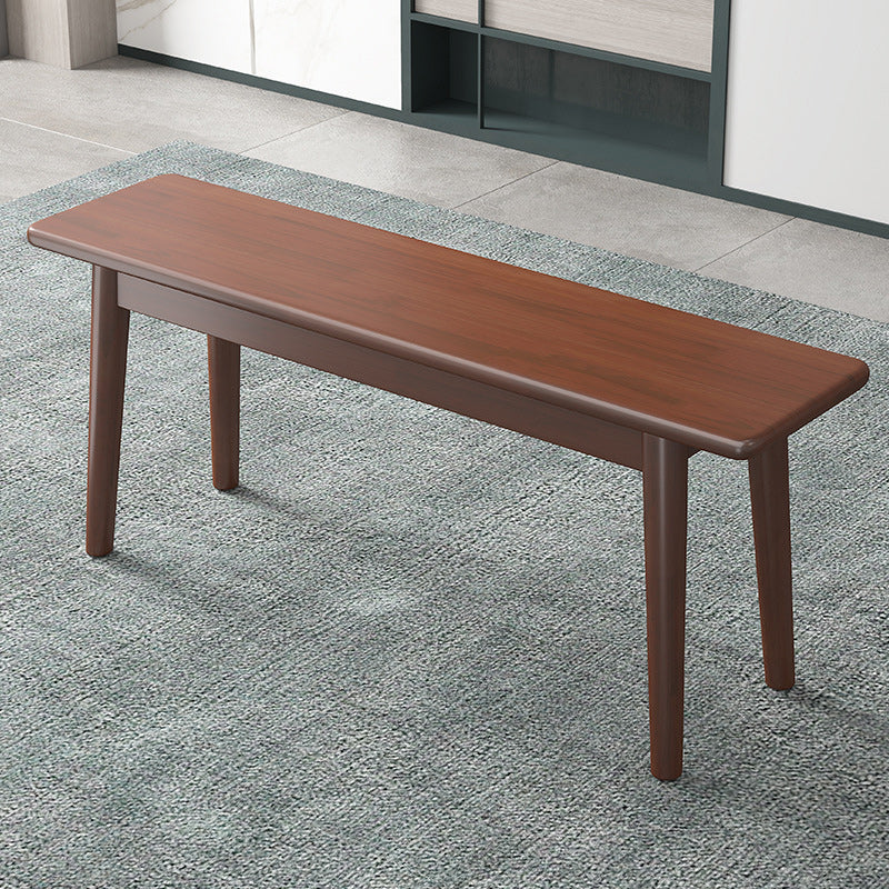 11.8 Inch Wide Modern Bench Solid Wood Seating Bench with Legs