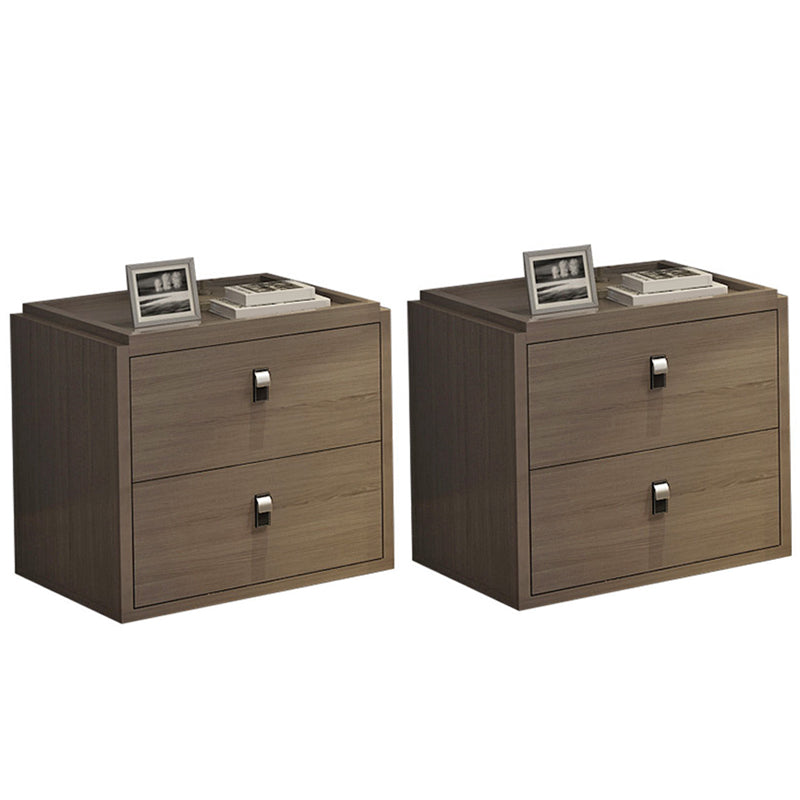 Engineered Wood Bedside Cabinet Industrial Bed Nightstand for Bedroom