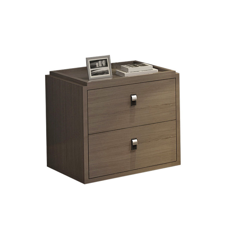 Engineered Wood Bedside Cabinet Industrial Bed Nightstand for Bedroom