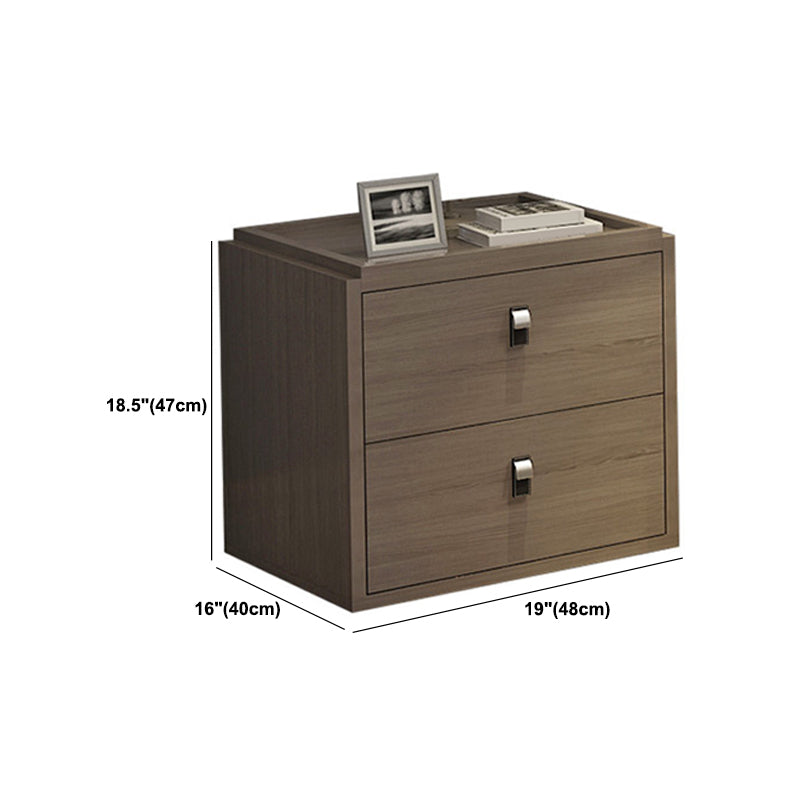 Engineered Wood Bedside Cabinet Industrial Bed Nightstand for Bedroom