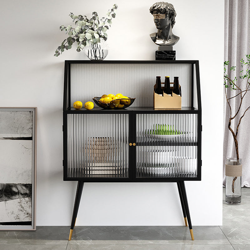 Industrial Display Cabinet 41"H Storage Cabinet for Dining Room