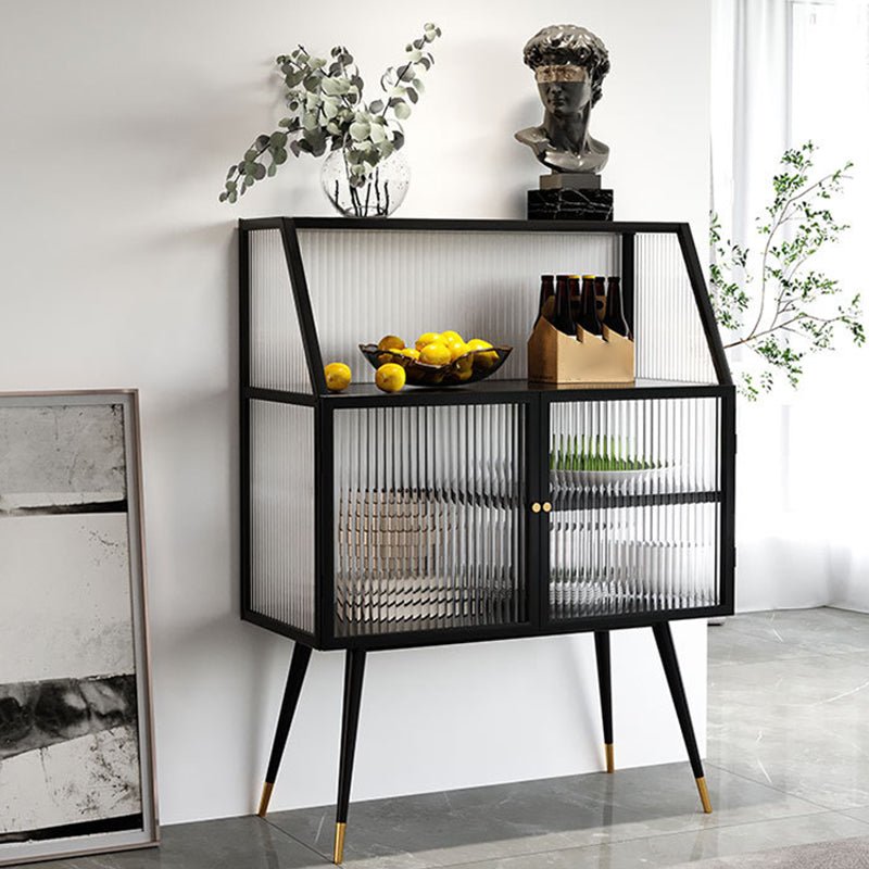 Industrial Display Cabinet 41"H Storage Cabinet for Dining Room