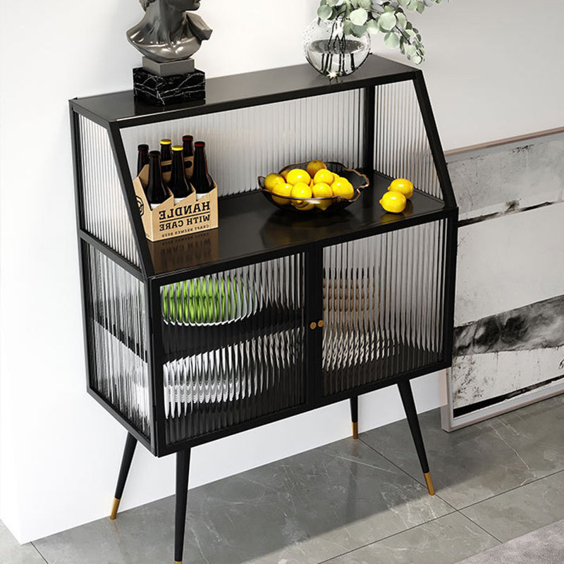 Industrial Display Cabinet 41"H Storage Cabinet for Dining Room