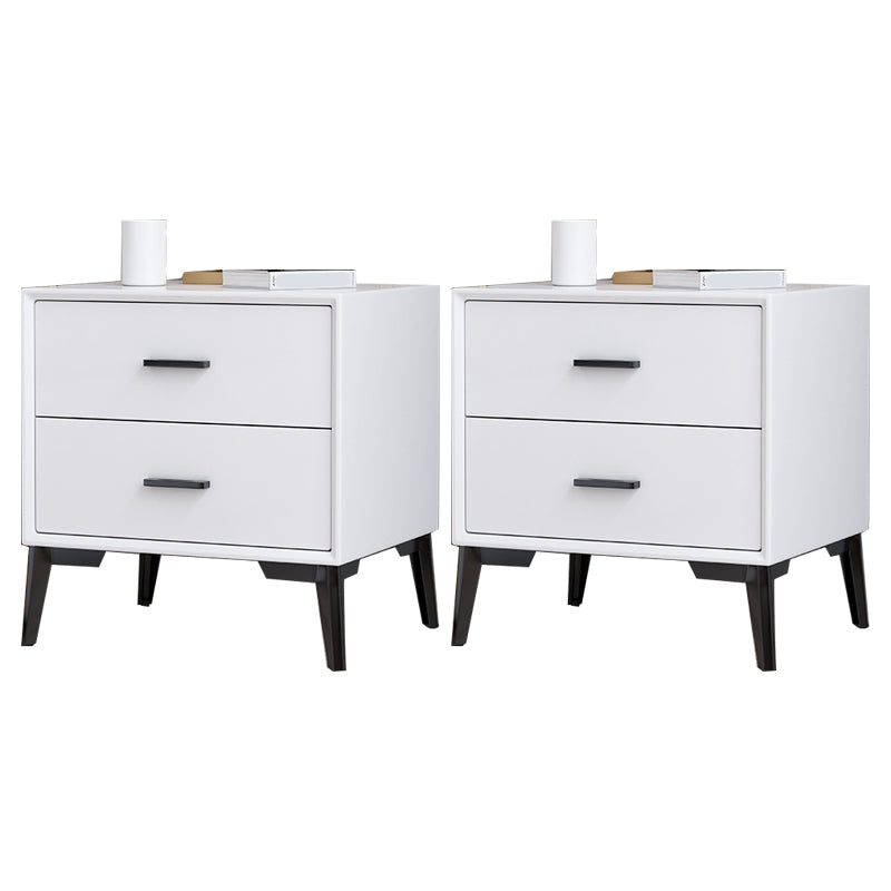 Wooden Bedside Cabinet Modern Minimalist Bedside Table with Legs