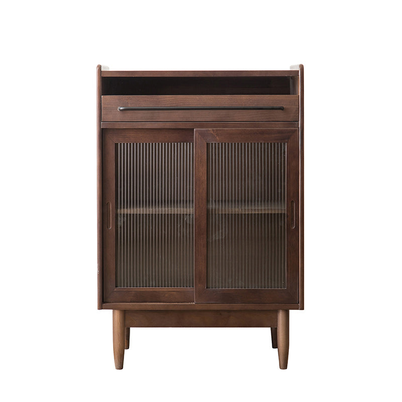 Pine Solid Wood Sideboard Buffet Modern Dining Server for Living Room