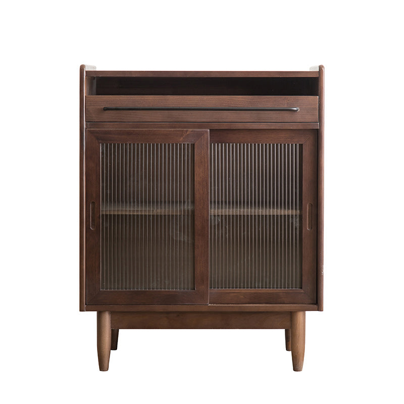 Pine Solid Wood Sideboard Buffet Modern Dining Server for Living Room