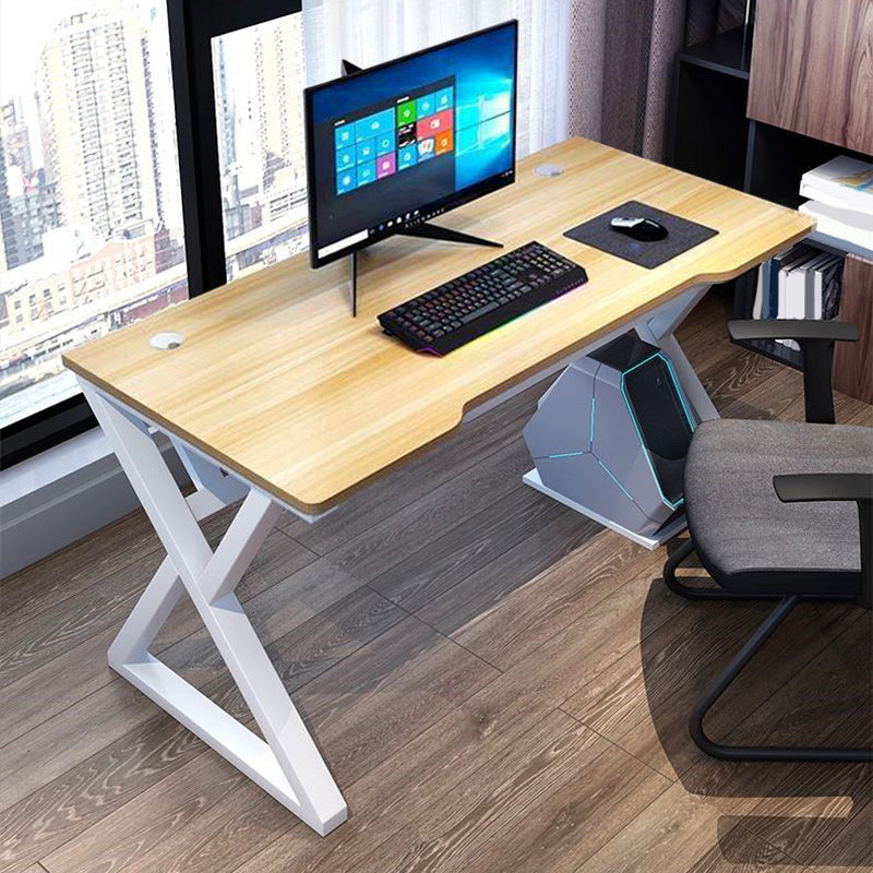 Ergonomic Trestle Gaming Desk Modern Computer Desk for Dormitory