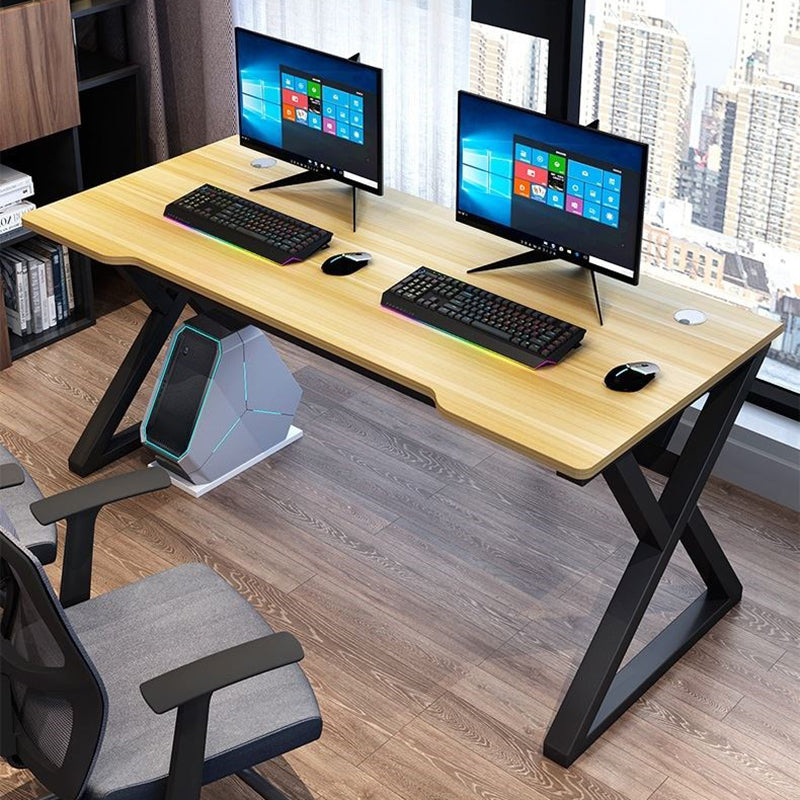 Ergonomic Trestle Gaming Desk Modern Computer Desk for Dormitory