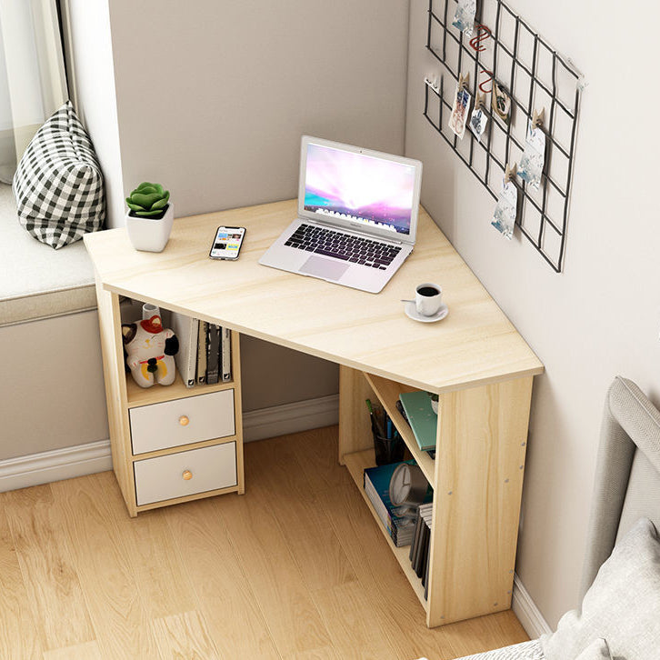 Modern & Contemporary Wooden Writing Desk Corner Office Desk