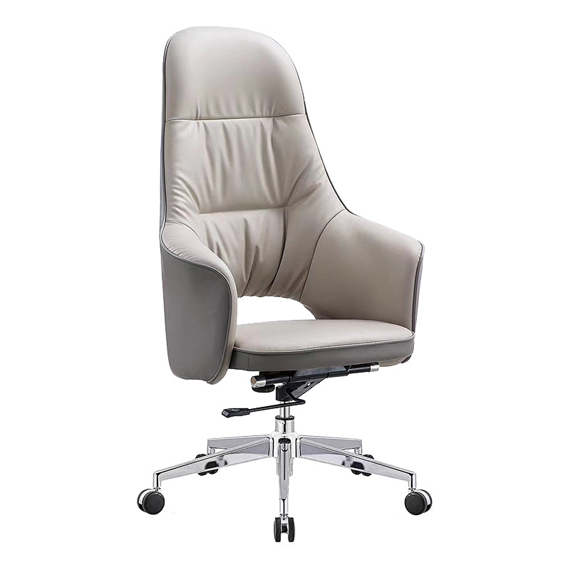 Contemporary Faux Leather Ergonomic Chair High Back Executive Desk Chair