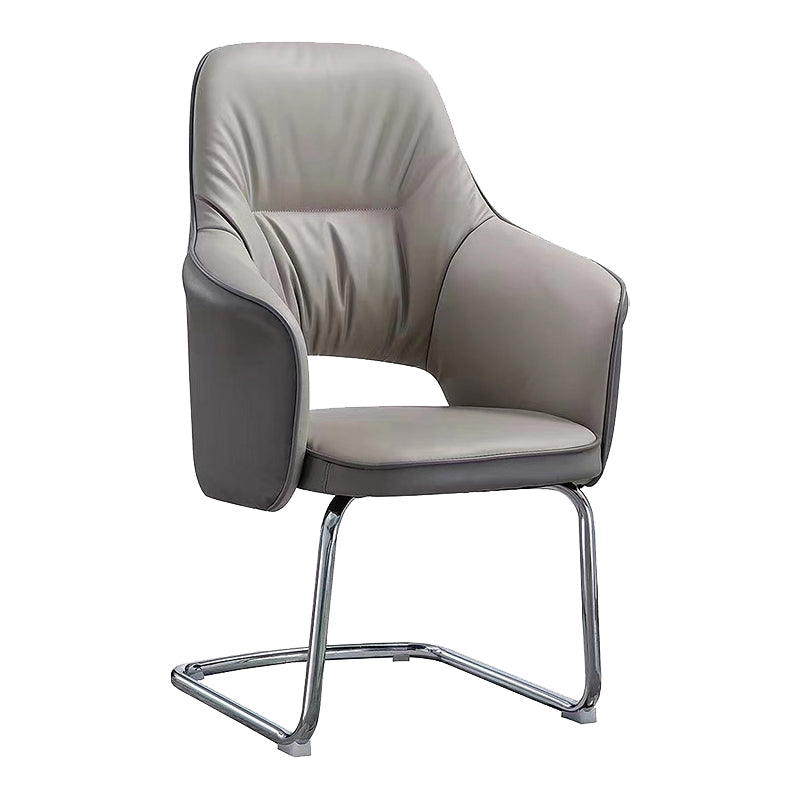 Contemporary Faux Leather Ergonomic Chair High Back Executive Desk Chair