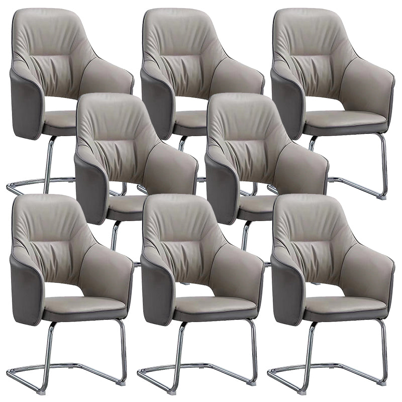 Contemporary Faux Leather Ergonomic Chair High Back Executive Desk Chair