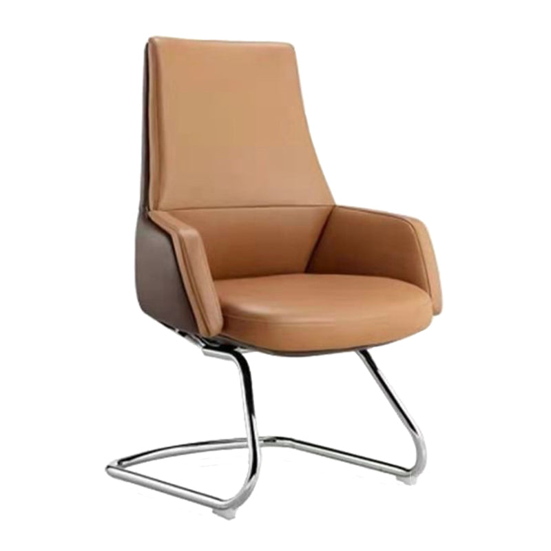 Contemporary Faux Leather Ergonomic Chair High Back Conference Chair