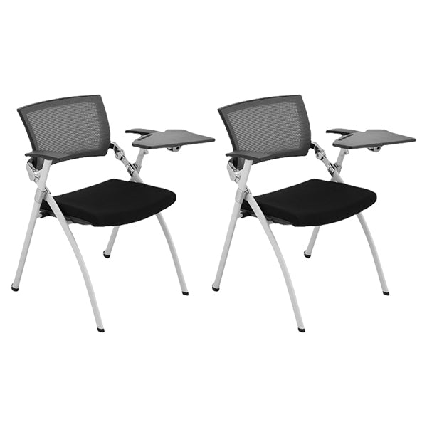 CorLiving Workspace Desk Chair in White Frame Conference Chair