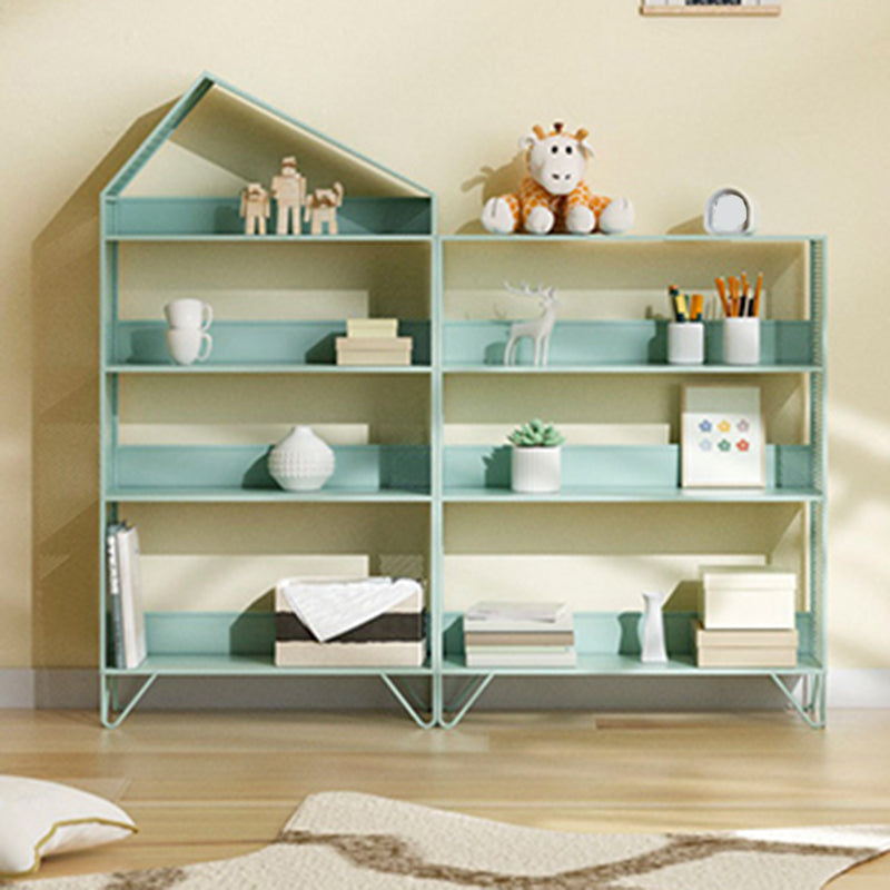 Modern & Contemporary Bookshelf Iron Closed Back Shelf Bookcase