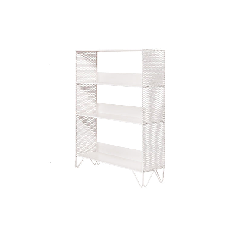 Modern & Contemporary Bookshelf Iron Closed Back Shelf Bookcase