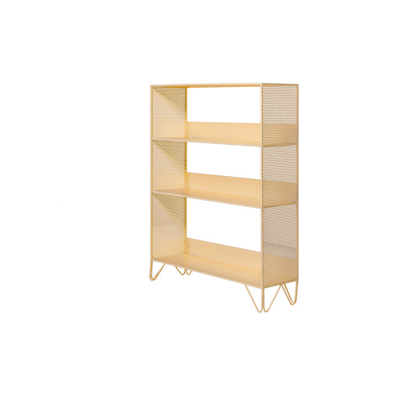 Modern & Contemporary Bookshelf Iron Closed Back Shelf Bookcase