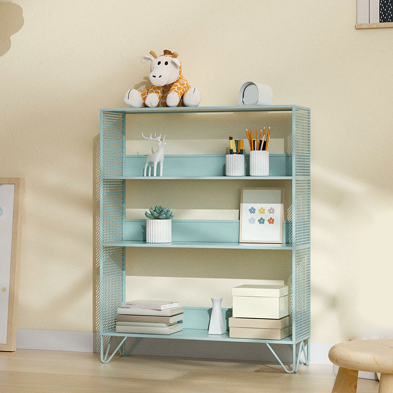 Modern & Contemporary Bookshelf Iron Closed Back Shelf Bookcase