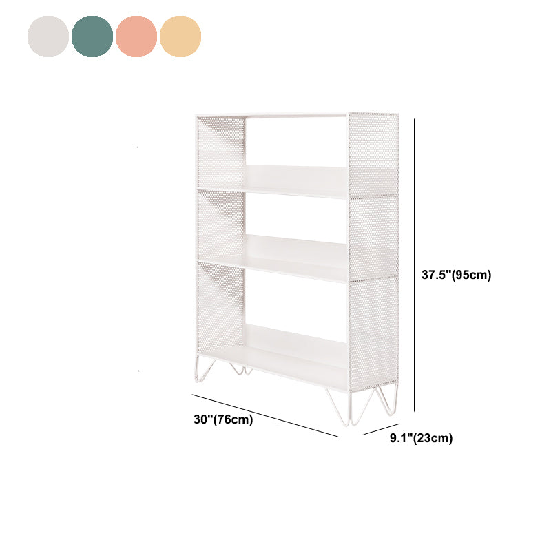 Modern & Contemporary Bookshelf Iron Closed Back Shelf Bookcase