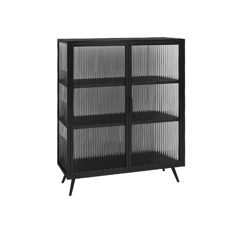 Multi-shelf Display Cabinet Industrial Storage Cabinet for Dining Room