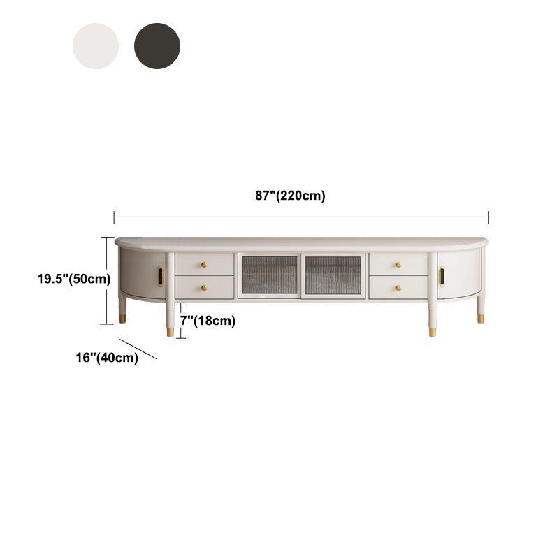 Industrial TV Console 20-inch TV Stand with Storage for Living Room