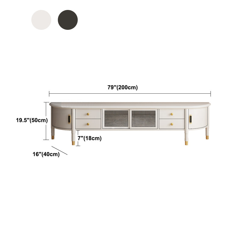 Industrial TV Console 20-inch TV Stand with Storage for Living Room