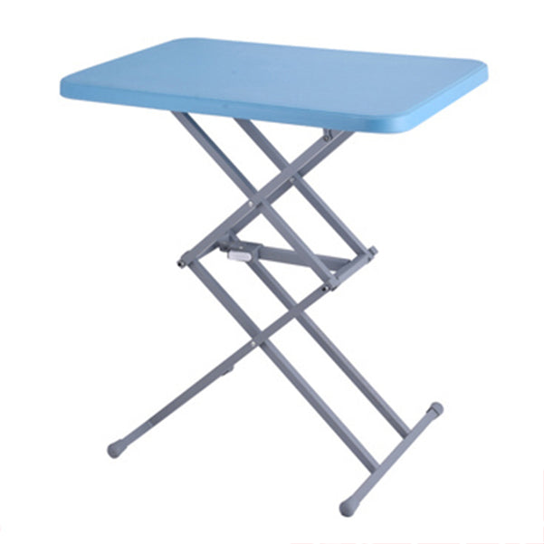 Rectangular Contemporary Standing Desk Converter Plastic Adjustable Folding Table