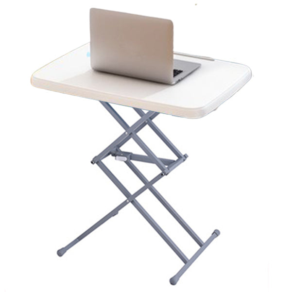 Rectangular Contemporary Standing Desk Converter Plastic Adjustable Folding Table