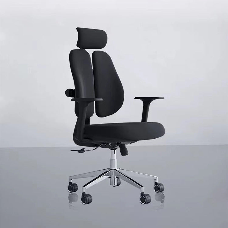 Modern Office Chair with Wheels High-Back Adjustable Arms Mesh Desk Chair