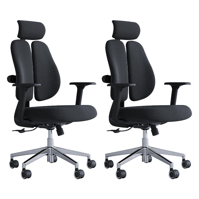 Modern Office Chair with Wheels High-Back Adjustable Arms Mesh Desk Chair