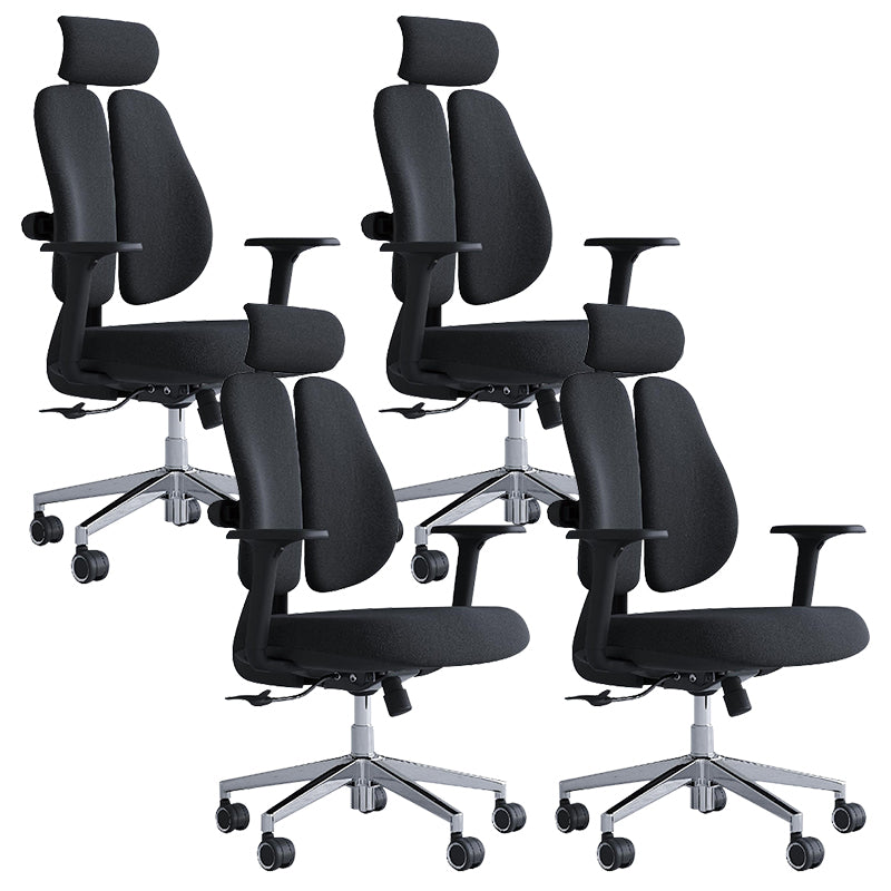 Modern Office Chair with Wheels High-Back Adjustable Arms Mesh Desk Chair