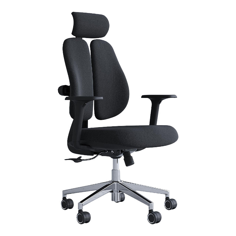 Modern Office Chair with Wheels High-Back Adjustable Arms Mesh Desk Chair