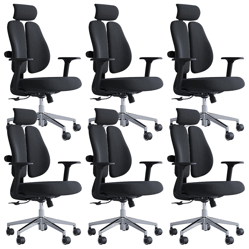 Modern Office Chair with Wheels High-Back Adjustable Arms Mesh Desk Chair