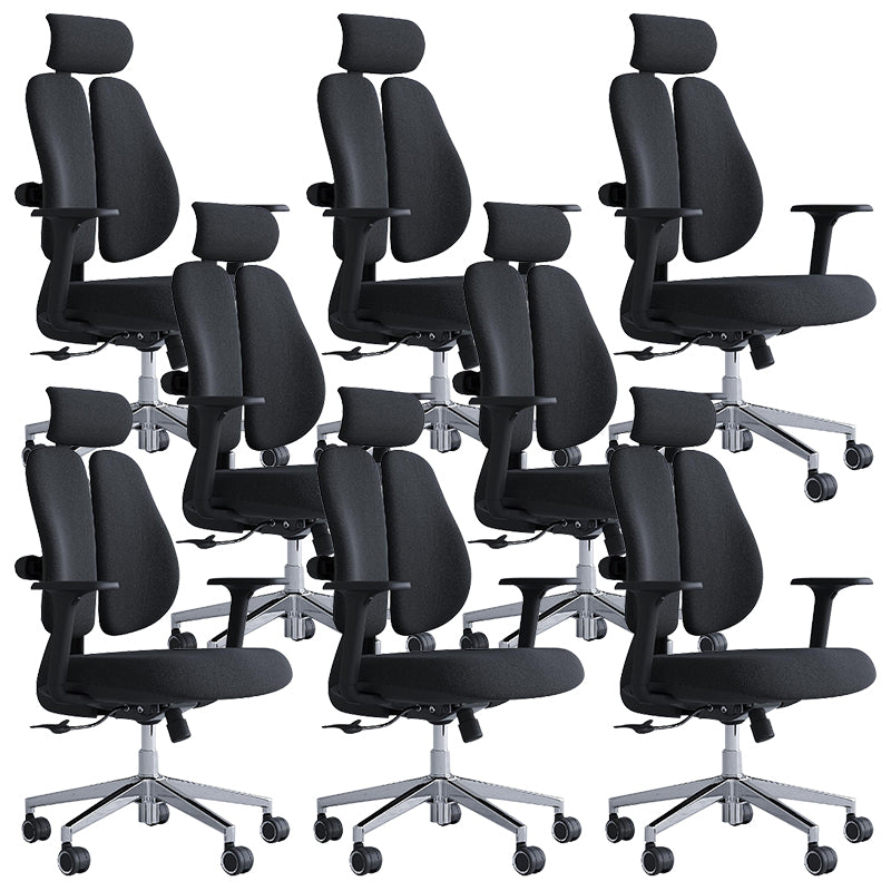 Modern Office Chair with Wheels High-Back Adjustable Arms Mesh Desk Chair