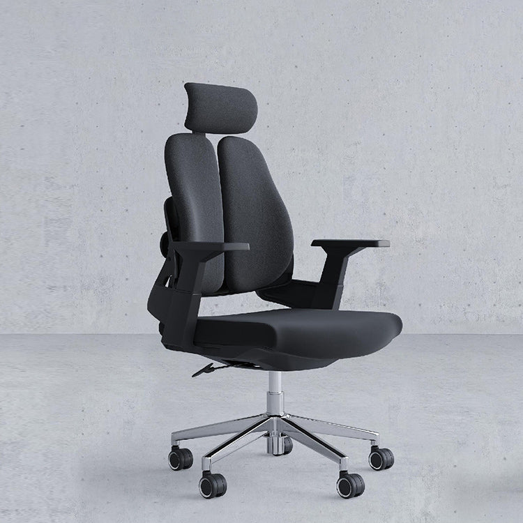 Modern Office Chair with Wheels High-Back Adjustable Arms Mesh Desk Chair