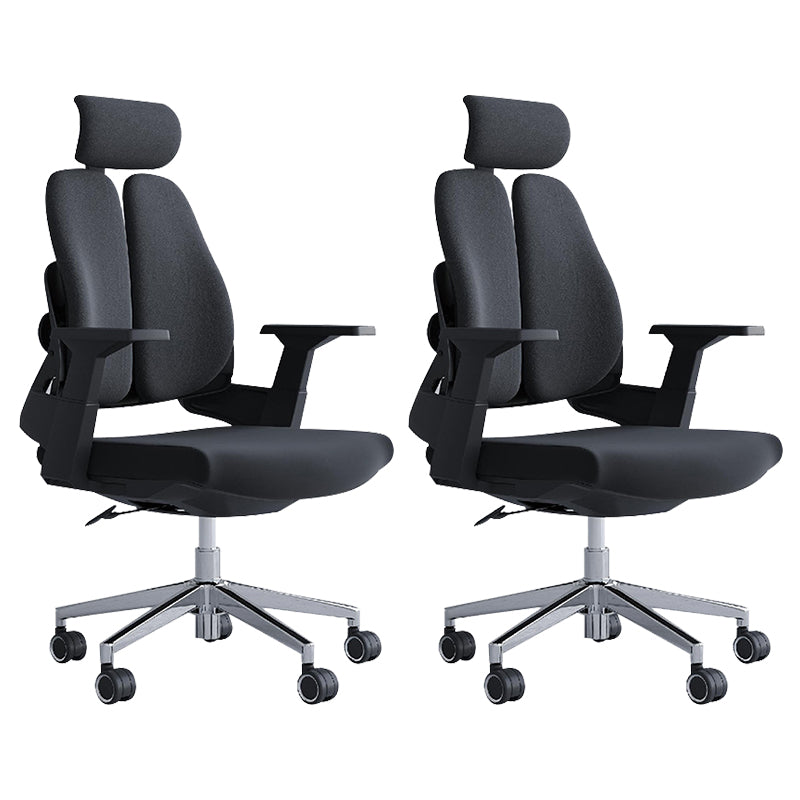 Modern Office Chair with Wheels High-Back Adjustable Arms Mesh Desk Chair