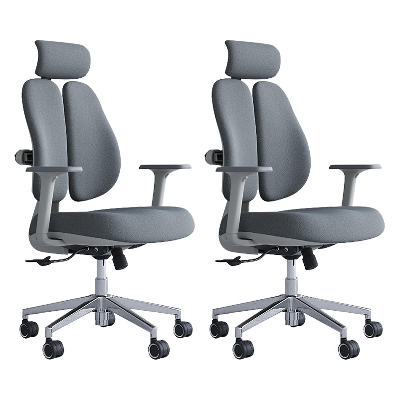 Modern Office Chair with Wheels High-Back Adjustable Arms Mesh Desk Chair