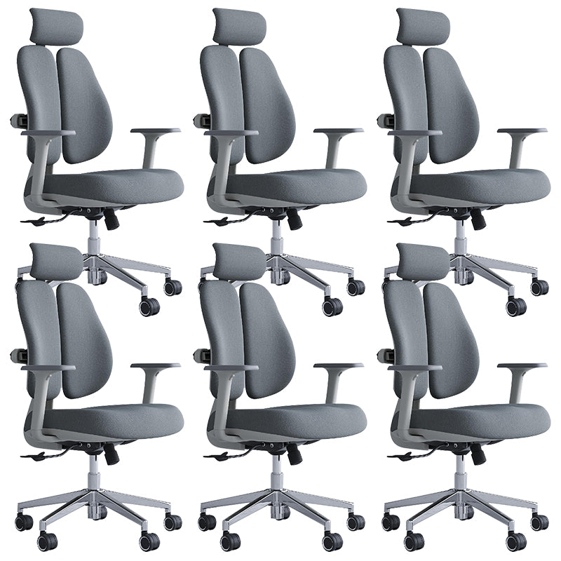 Modern Office Chair with Wheels High-Back Adjustable Arms Mesh Desk Chair