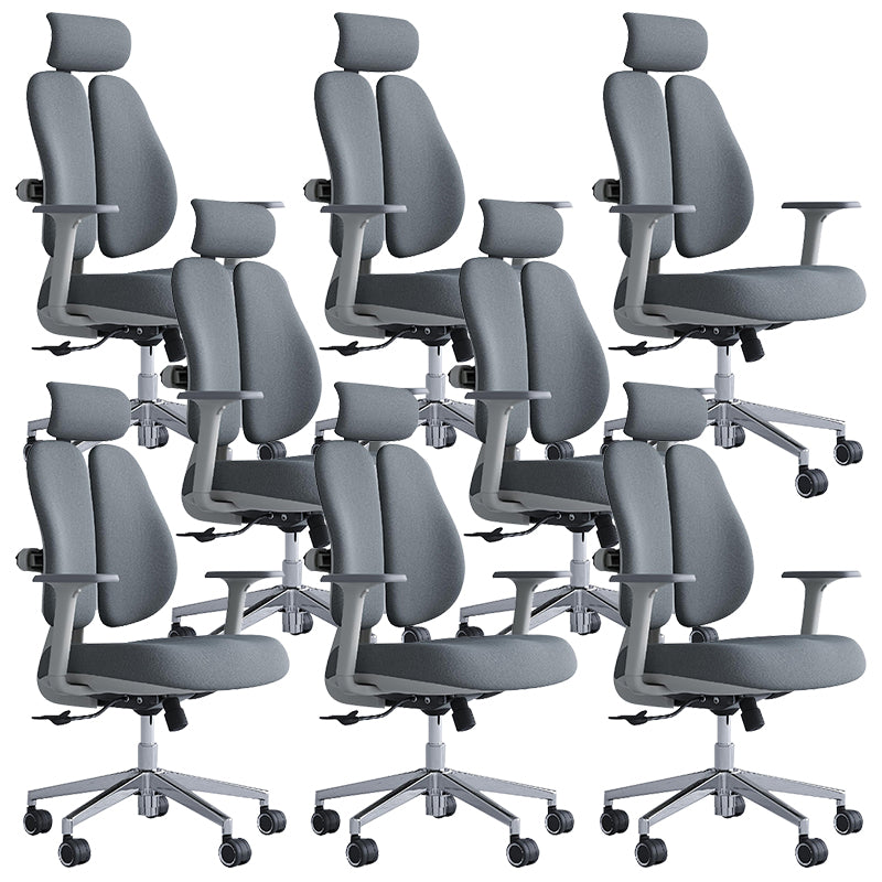 Modern Office Chair with Wheels High-Back Adjustable Arms Mesh Desk Chair