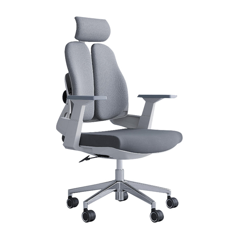 Modern Office Chair with Wheels High-Back Adjustable Arms Mesh Desk Chair