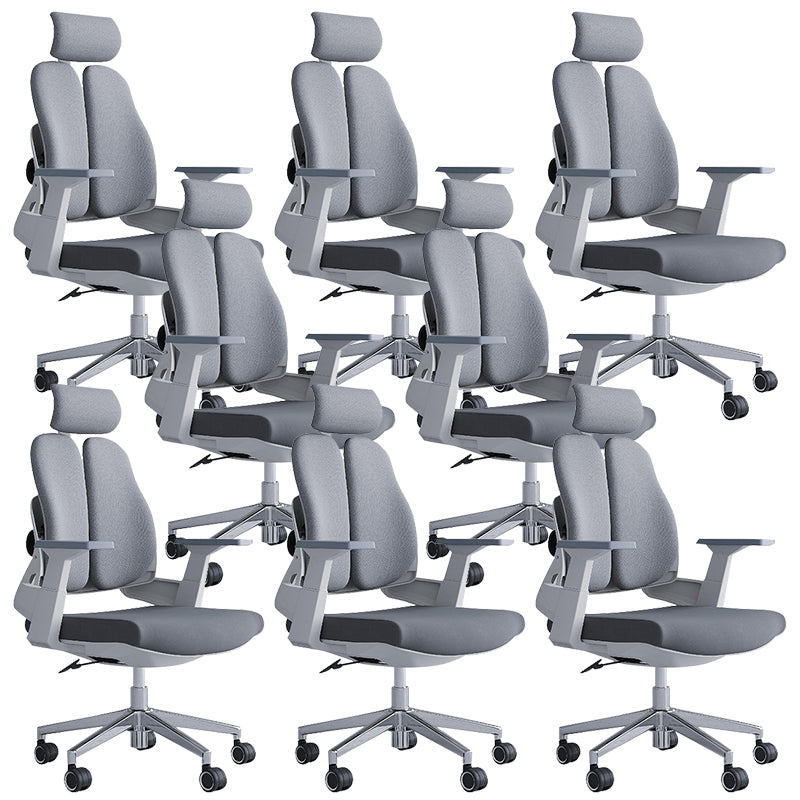 Modern Office Chair with Wheels High-Back Adjustable Arms Mesh Desk Chair